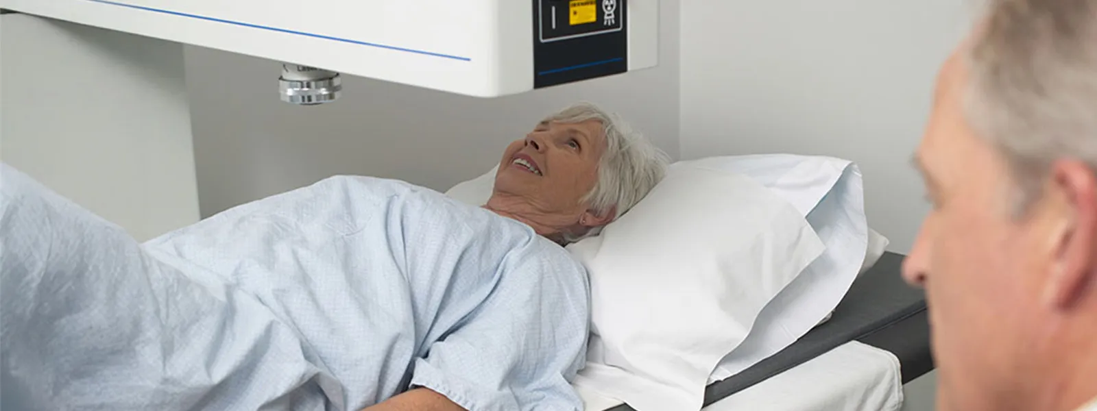 woman getting scan