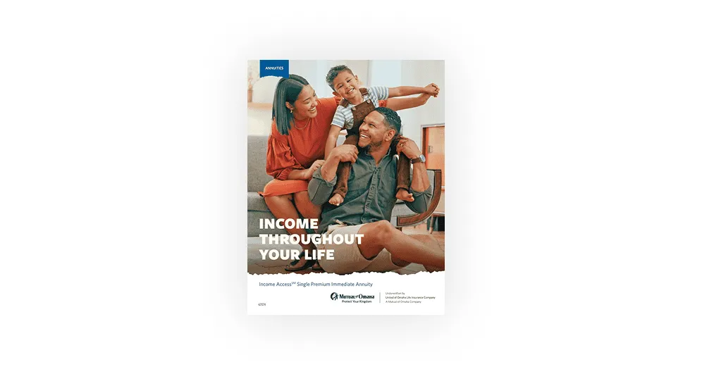 Income Access Brochure document cover