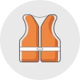 Icon of life jacket