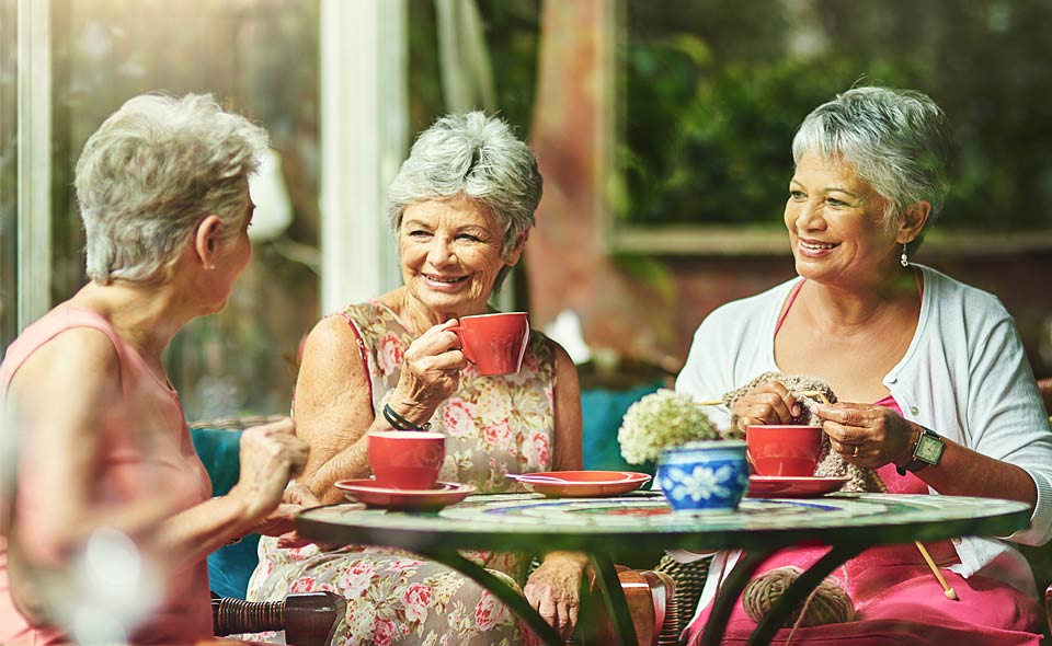 women drinking tea women drinking tea