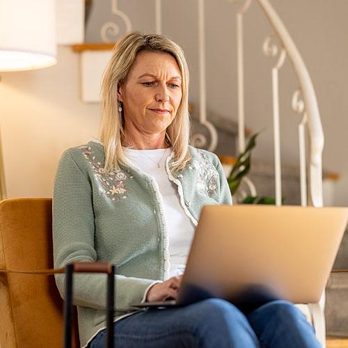 Applying Woman Applying for a Job