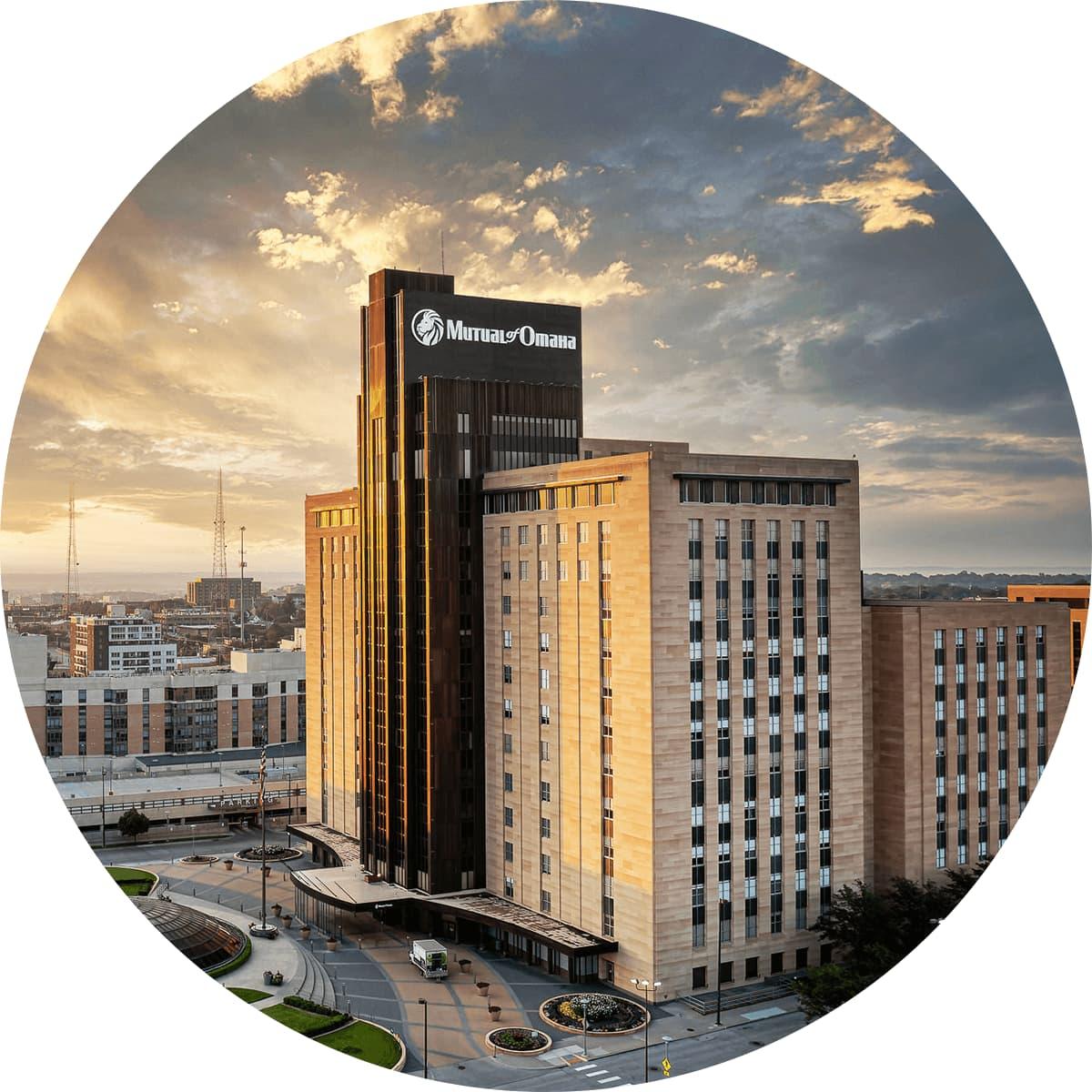 Mutual of Omaha Building Aerial View