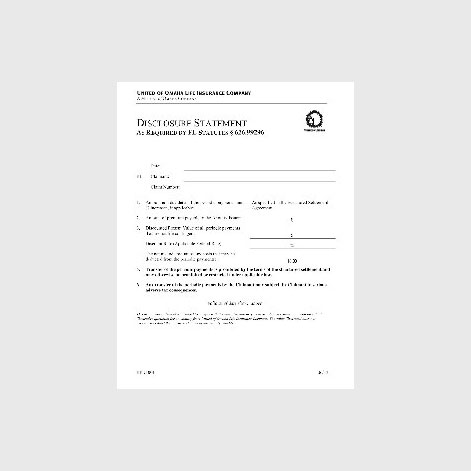image of State Specific Disclosure Docs