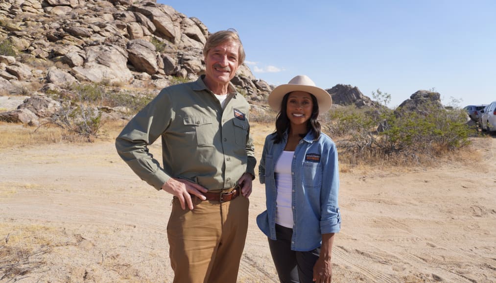 Photo of Peter Gros and Dr. Rae Wynn-Grant