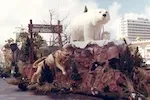 Thumbnail - Wild Kingdom's float in the 1963 King Orange Jamboree Parade