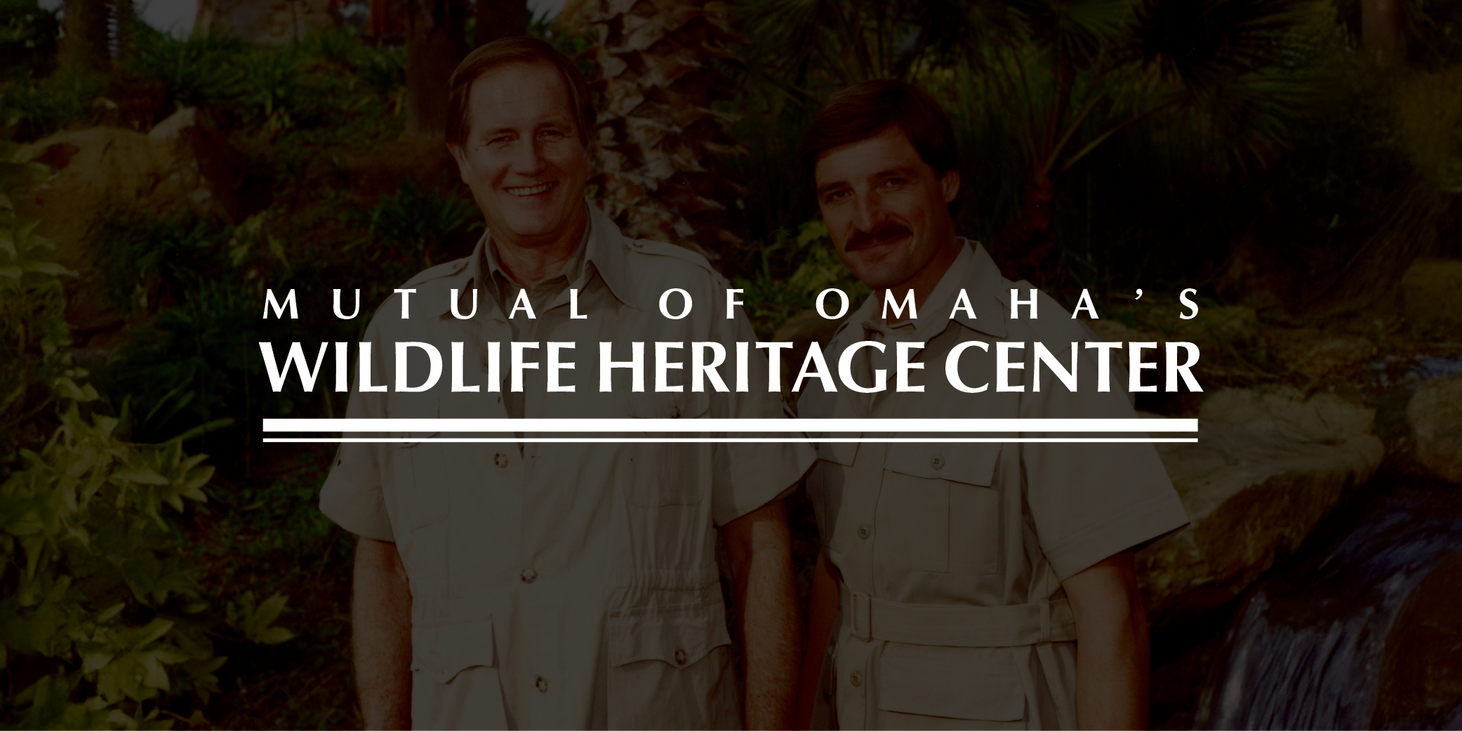 Logo for Mutual of Omaha’s Wildlife Heritage Center, 1992.
